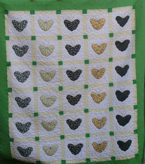 Green Butterfly Quilt